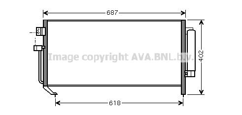 AVA QUALITY COOLING Kondensators, Gaisa kond. sistēma SU5060D